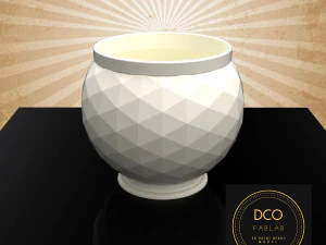 декоративний трикутний горщик для сукулентів v3 3D Принт Модель