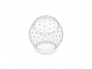 decorative triangulated container pot for succulents v3 Modello di stampa 3D