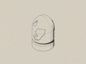 super mario bullet bill character 3d print model 3D Принт Модель