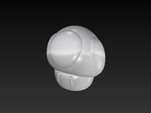 super mario mushroom toad 3d print ready model 3D 프린트 모델