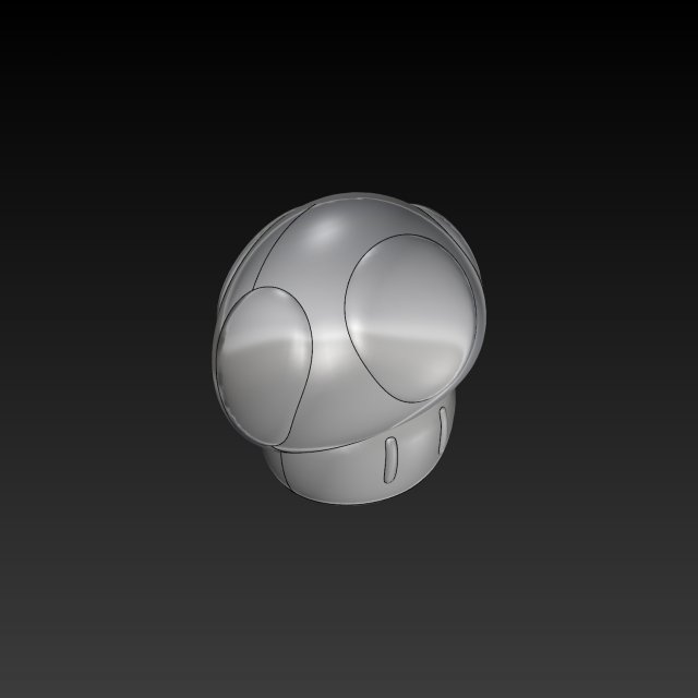 super mario mushroom toad 3d print ready model 3D 프린트 모델 .c4d .max .obj .3ds .fbx .stl .blend 