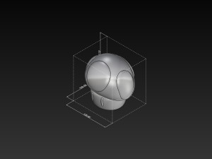 super mario mushroom toad 3d print ready model 3D 프린트 모델