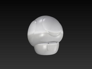 super mario mushroom toad 3d print ready model 3D 프린트 모델