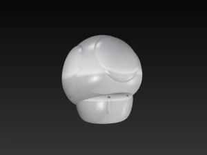 super mario mushroom toad 3d print ready model 3D Print Model