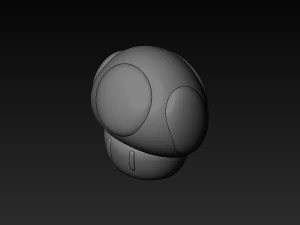 super mario mushroom toad 3d print ready model 3D Print Model