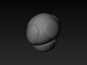 super mario mushroom toad 3d print ready model 3D 프린트 모델