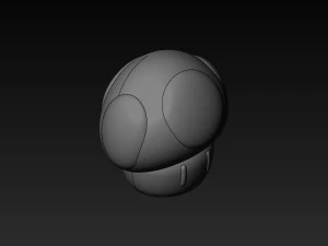 super mario mushroom toad 3d print ready model 3D Print Model