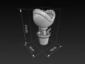 super mario flower 3d print ready model 3D Print Model