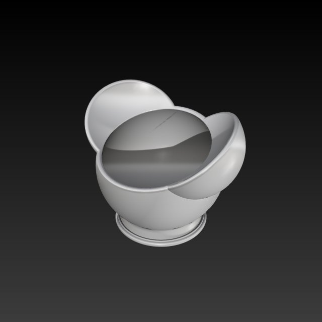 disney inspired succulent pot disneyland logo 3d print ready 3d print model 3D 프린트 모델 .c4d .max .obj .3ds .fbx .stl .blend