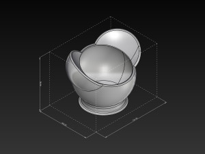 disney inspired succulent pot disneyland logo 3d print ready 3d print model 3D 프린트 모델