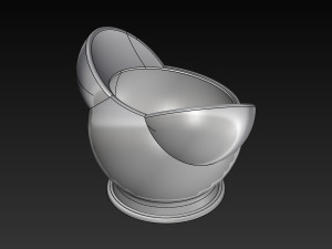 disney inspired succulent pot disneyland logo 3d print ready 3d print model 3D 프린트 모델