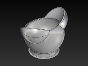 disney inspired succulent pot disneyland logo 3d print ready 3d print model 3D 프린트 모델