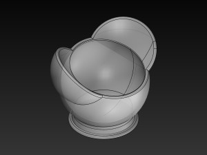 disney inspired succulent pot disneyland logo 3d print ready 3d print model 3D 프린트 모델