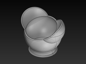 disney inspired succulent pot disneyland logo 3d print ready 3d print model 3D 프린트 모델