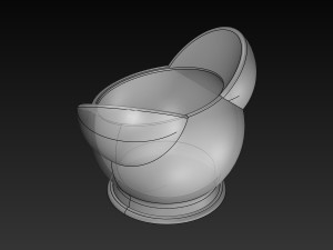 disney inspired succulent pot disneyland logo 3d print ready 3d print model 3D 프린트 모델