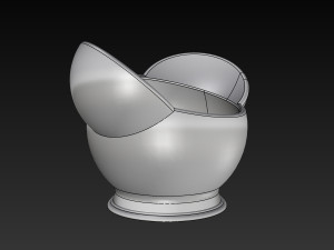 disney inspired succulent pot disneyland logo 3d print ready 3d print model 3D 프린트 모델