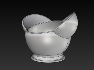 disney inspired succulent pot disneyland logo 3d print ready 3d print model 3D 프린트 모델