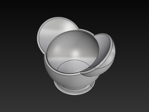 disney inspired succulent pot disneyland logo 3d print ready 3d print model 3D 프린트 모델