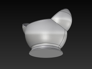 disney inspired succulent pot disneyland logo 3d print ready 3d print model 3D 프린트 모델