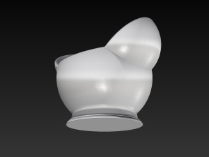 disney inspired succulent pot disneyland logo 3d print ready 3d print model 3D 프린트 모델