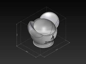 disney inspired succulent pot disneyland logo 3d print ready 3d print model 3Dプリントモデル