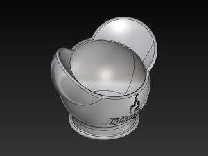 disney inspired succulent pot disneyland logo 3d print ready 3d print model 3Dプリントモデル
