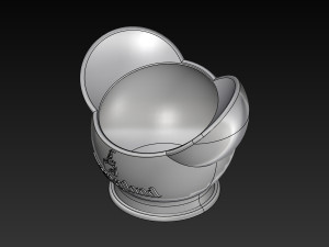 disney inspired succulent pot disneyland logo 3d print ready 3d print model 3Dプリントモデル