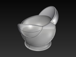 disney inspired succulent pot disneyland logo 3d print ready 3d print model 3Dプリントモデル