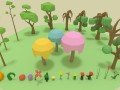 low-poly forest pack Modelo 3D