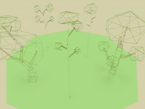 low-poly forest pack Modelo 3D