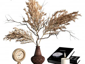 conjunto decorativo vol 3 Modelo 3D