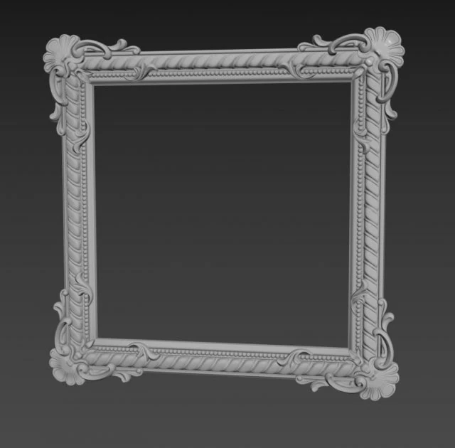 frame for mirror 3D Model .c4d .max .obj .3ds .fbx .stl .blend 