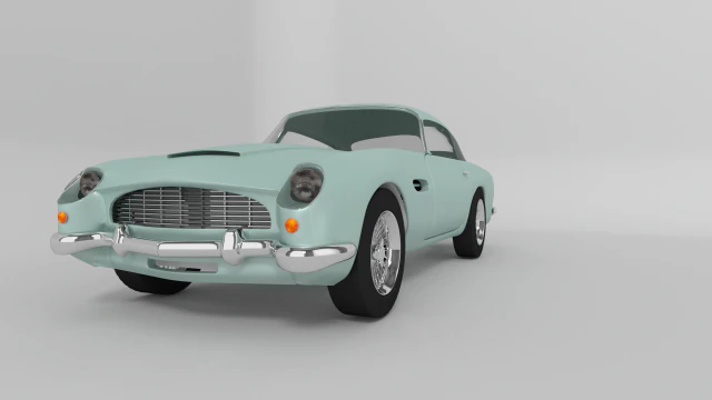 aston martin 3D Model .c4d .max .obj .3ds .fbx .stl .blend 