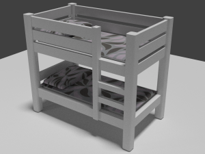 bunk bed 3D Модель