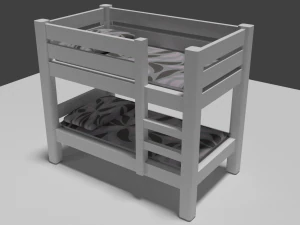 bunk bed 3D Model