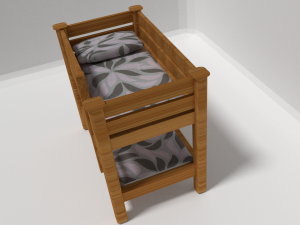bunk bed 3D Модель