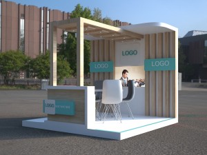 3d exhibition stand Modelo 3D