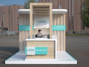 3d exhibition stand Model 3D