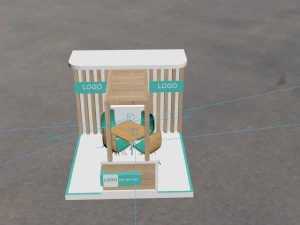 3d exhibition stand 3D Model