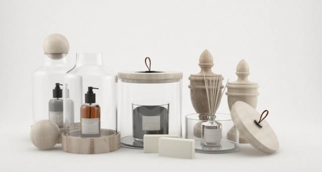 bathroom equipments 3D Model .c4d .max .obj .3ds .fbx .stl .blend 