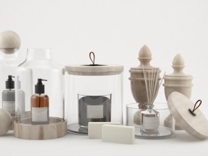 bathroom equipments 3D Model