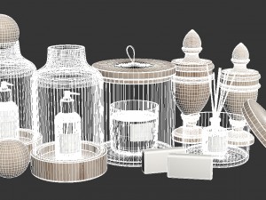 bathroom equipments 3D Model
