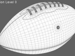 american football 3Dモデル