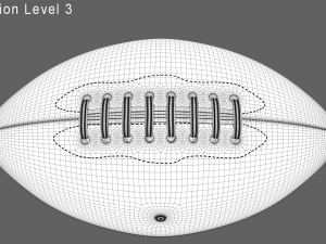 american football 3Dモデル