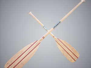 wood oar 3D मॉडल