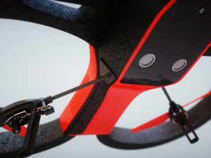 parrot drone 3D मॉडल