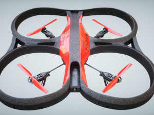 parrot drone 3D मॉडल