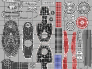 parrot drone 3D Model