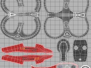 parrot drone 3D Model