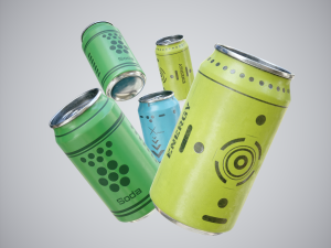 can collection for games 3Dモデル